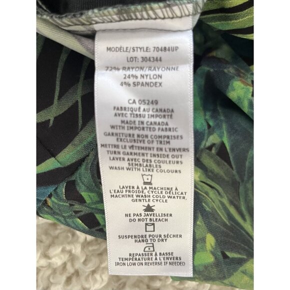 Up! Palm Frond Print Pencil Skirt Size 4 - Picture 5 of 5